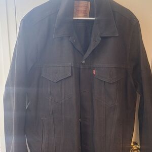 Levi's Men's Dark Gray Denim Jacket